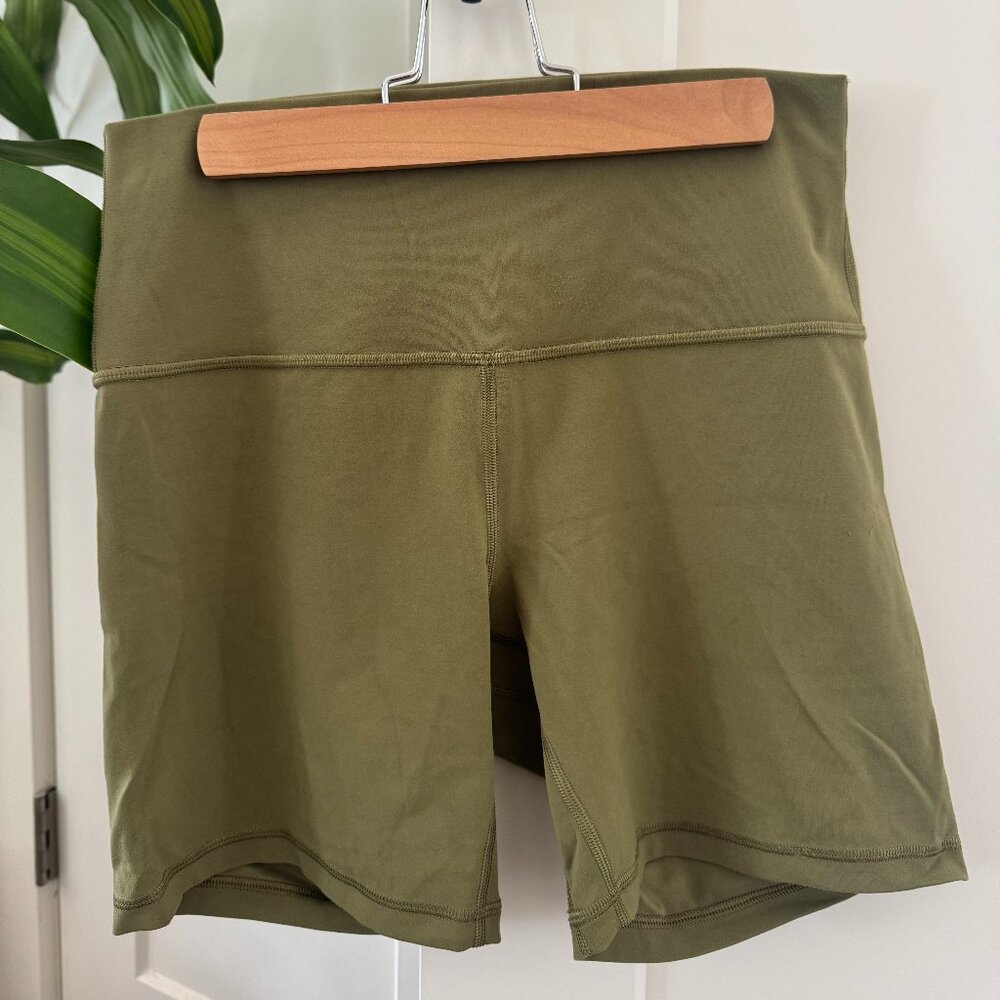 Lululemon Align™ High-Rise Short 6" in Bronze Green, Size 8